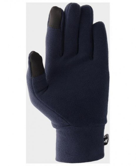 4F Παιδικά γάντια φλις μπλε